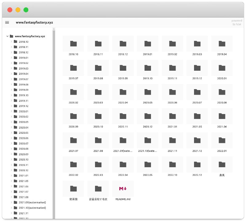 #NSFW #网站分享套图网盘，按年度整理
