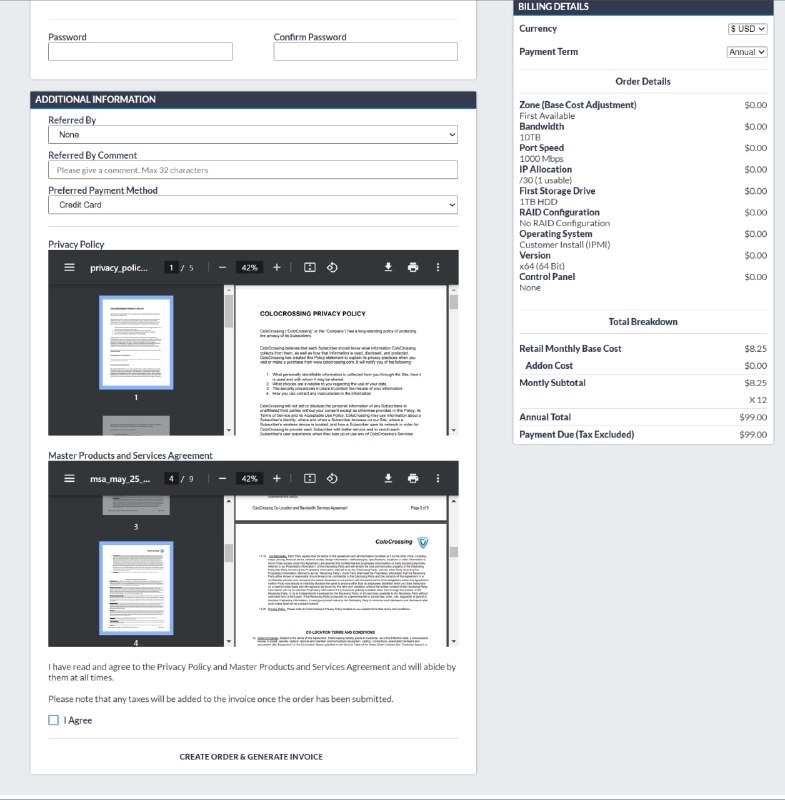 杜甫 CCS 随机中奖翻倍（可传家）Intel Xeon E3-1240 跑分剧透 如果是V5的话 16GB RAM1TB HDD or 500GB SSD10TB Bandwidth on 1Gbps Port1 IPv4Location: LAYearly Price - $99/yearQTY Available: 25
