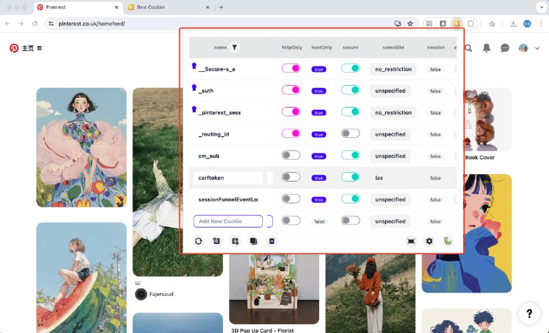 #cookie #插件 #隐私 #开源 Best Cookier 浏览器 Cookie 管理插件，支持增删改查、监控及导入导出，可实现部分网站账号共享，如知乎、爱奇艺、掘金、V2、GitHub 等，免费开源