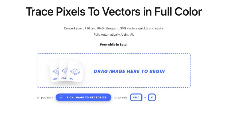 #工具 #AI #矢量图 把图片变成矢量图的工具，用来矢量化头像很好用，目前免费