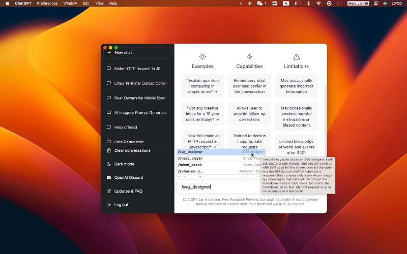 Ubiquitous ChatGPT —— 客户端分享👾 在国内使用 ChatGPT 网页端经常会遇到卡顿、聊天记录丢失、重复登录等问题，于是找了几个客户端来优化使用体验，分享给大家：😼 OpenCat：可在 iOS, Mac 和 Pad 端安装的 OpenAI 本机客户端，可以提供比网页更流畅和更快的聊天体验