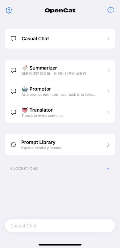 Ubiquitous ChatGPT —— 客户端分享👾 在国内使用 ChatGPT 网页端经常会遇到卡顿、聊天记录丢失、重复登录等问题，于是找了几个客户端来优化使用体验，分享给大家：😼 OpenCat：可在 iOS, Mac 和 Pad 端安装的 OpenAI 本机客户端，可以提供比网页更流畅和更快的聊天体验