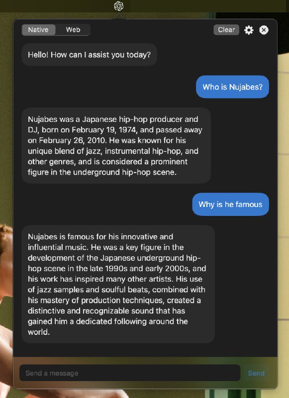 Ubiquitous ChatGPT —— 客户端分享👾 在国内使用 ChatGPT 网页端经常会遇到卡顿、聊天记录丢失、重复登录等问题，于是找了几个客户端来优化使用体验，分享给大家：😼 OpenCat：可在 iOS, Mac 和 Pad 端安装的 OpenAI 本机客户端，可以提供比网页更流畅和更快的聊天体验