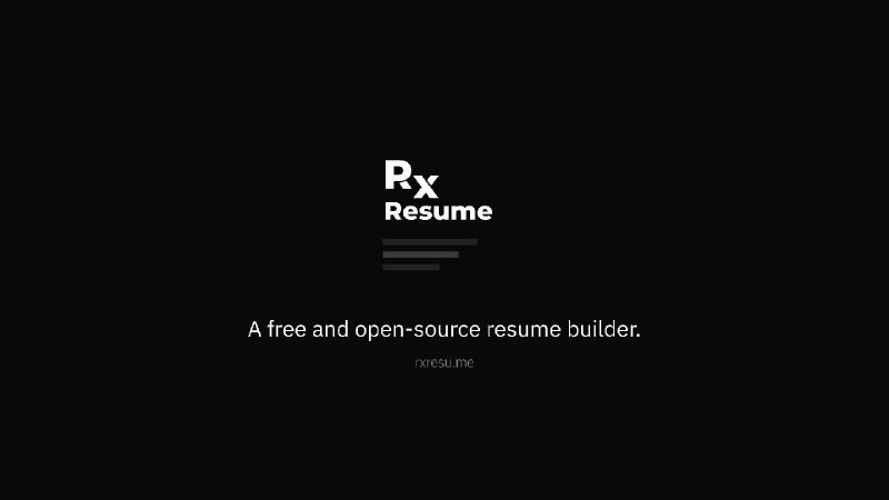 #开源 #简历 #工具 #网站🧾Reactive Resume - 一个开源的简历制作工具🌐开源地址 | 📖文档📄翻译成中文是「响应式简历」，内含 12 个简约经典模板，可以自定义每个模块的布局、字体、颜色、页面等，自定义程度非常高！跟着左边的菜单一项一项填进去，就可以做出一份简约大气的简历，还可以将简历链接共享出去，方便他人在线查看⭐️在「Settings」页面可以切换成中文菜单📑相关阅读OpenResume - 一个免费开源的简历制作工具📮投稿    📢频道    💬群聊    🔎索引