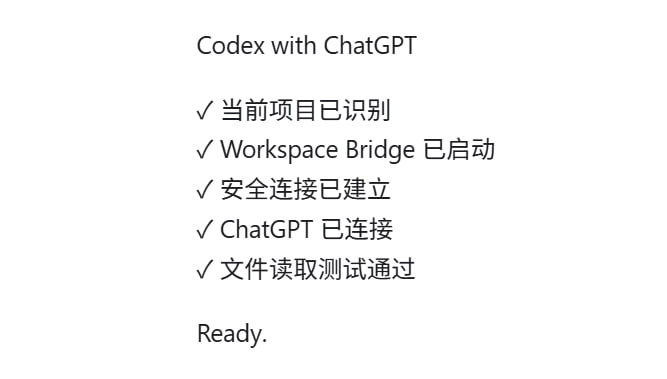 #skill #codex⌨️ Codex with ChatGPT - 让 ChatGPT 负责思考，Codex 负责干活项目主要用于把 ChatGPT 网页版接入 Codex 编码流程，可以让 ChatGPT 负责规划和代码审查，Codex 负责实际修改、测试和执行