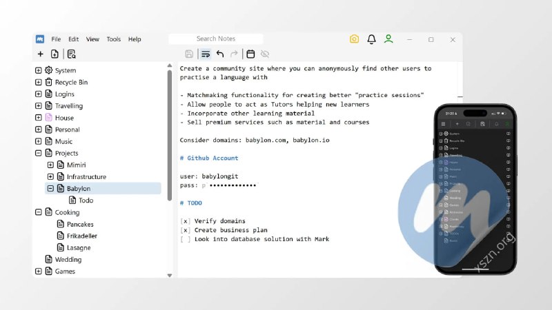 #记事本 #笔记 #开源 Mimiri Notes 端到端加密笔记应用，每条笔记支持无限层级树状结构组织、全文搜索、版本历史追踪与回收站保护功能，且历史版本可随时恢复，具备自动保存机制，各个设备间可实时同步笔记，基础免费版提供端到端加密、无限设备同步与基本容量，付费订阅则扩展存储与笔记数量上限，适用于 Windows、macOS、Linux、iOS、Android 及网页端