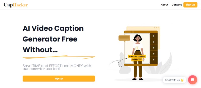 #AI #字幕 #web Cap Hacker 基于 AI 的视频字幕生成工具，支持 99 种语言，可下载 SRT 文件，内置多个模板，可更改字体、颜色和背景，免费无水印，需要登陆