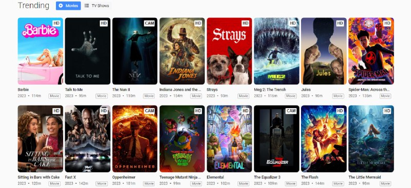 #影视 #Web MyFlixer 一个国外的影视网站，完全免费且无广告，清晰度也蛮不错的，加载速度非常快，几乎是秒播，前提是需要挂梯子，国内也能用，就是速度会慢很多