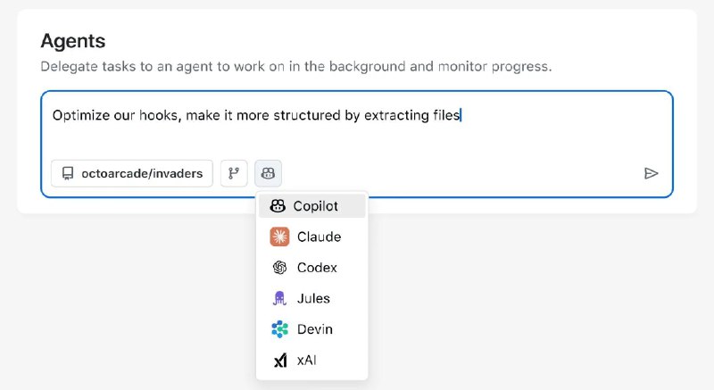 GitHub推出“Agent HQ”，支持调用多个第三方AI开发者将不仅能使用 GitHub Copilot，还可以尝试 OpenAI 的 Codex、Anthropic 的 Claude、Google 的 Jules、xAI 以及 Cognition 的 Devin