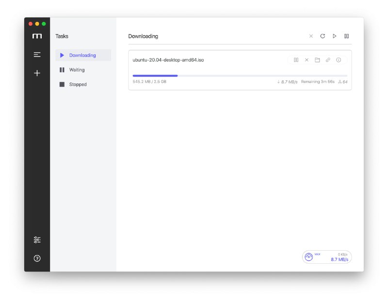 #Windows软件 #Mac软件开源下载器 Motrix 更新支持下载 HTTP、FTP、BT、磁力链接等资源的开源下载器