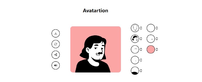 #头像 #开源 Avatartion Notion 风格头像生成工具，可自由自定义发型、眼睛、嘴巴、服饰、配件、胡须等多个部位，实时生成个性化头像，并可免费进行下载，喜欢这种类型头像的可以收藏一下，作者已经对项目进行了开源，完全免费，无需注册